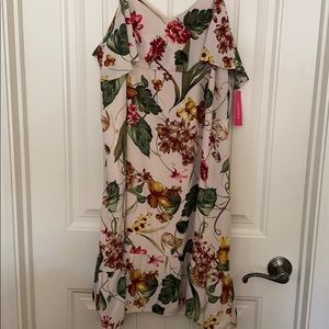 Floral Spaghetti Strap Dress